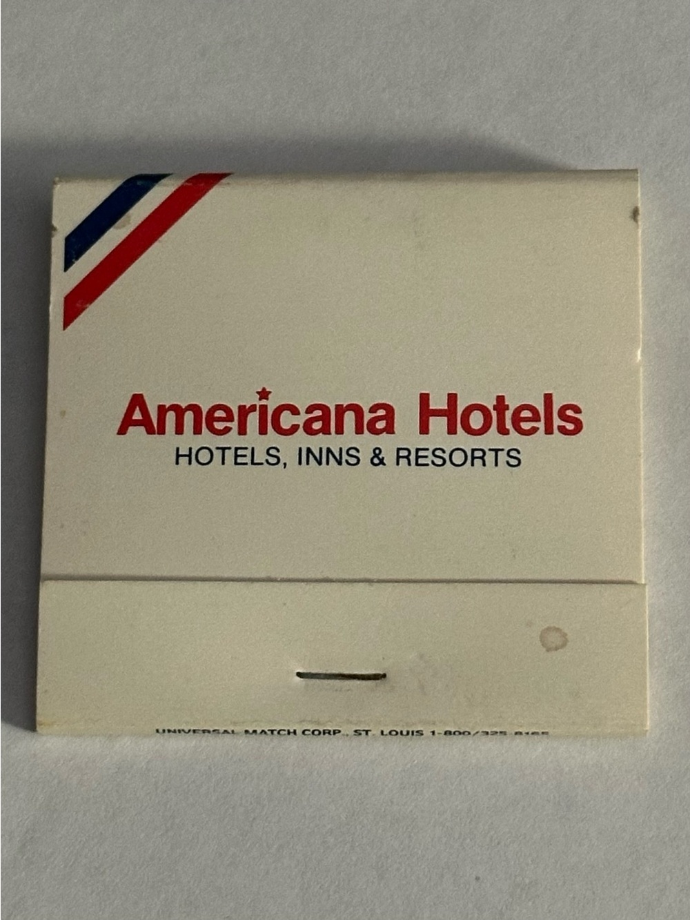 Vintage Matchbook Americana Hotels Inns Resorts Matches Preowned